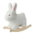 Игрушка качалка Bunny Happy Baby 91034 white